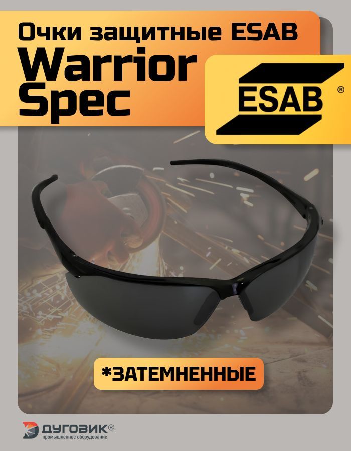 Esab Очки защитные, цвет: Серый, 1 шт.