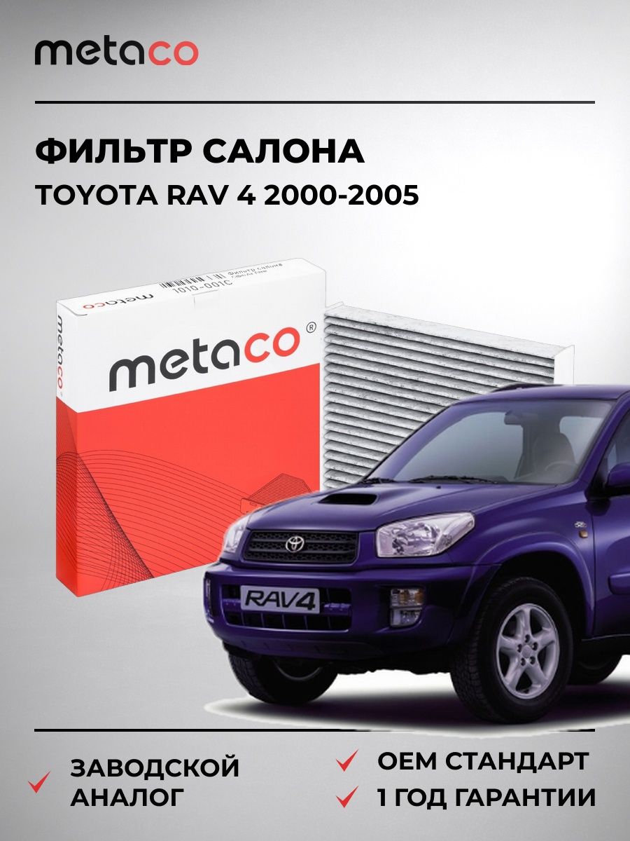 Фильтр салона METACO 1010001C Тойота RAV 4 TOYOTA RAV 4 2000-2005