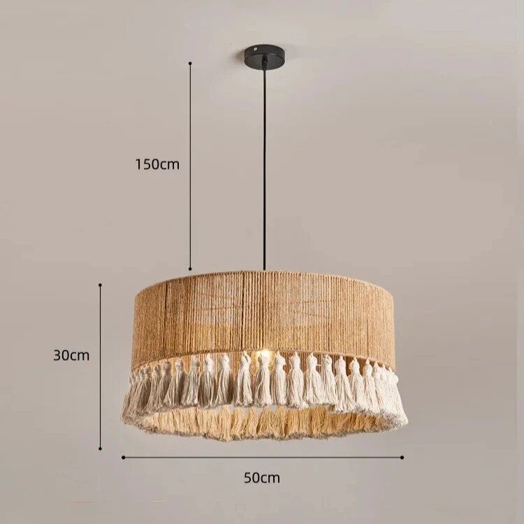 Богемная люстра 50 см, Cool White 6000K, A03-50CM