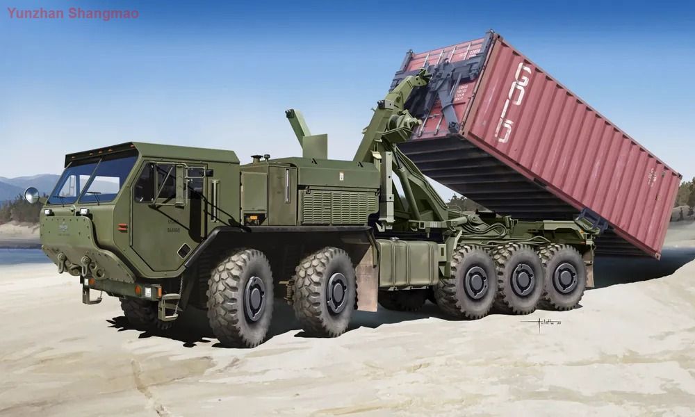 Trumpeter 63550 1/35 LVSR MKR18 Tractor w/20ft Контейнеры Набор моделей Танки