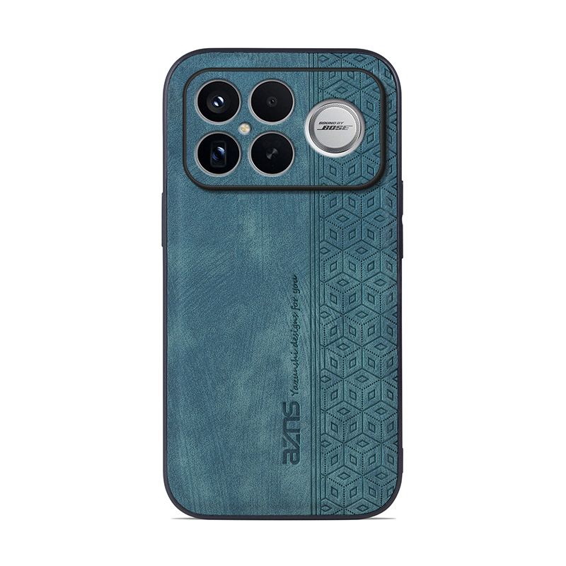 Чехол на Redmi K90 Pro Max / POCO F8 Ultra с принтом на Редми к90 про макс / Поко ф8 ультра защитная кожаная накладка с узором (зеленый)