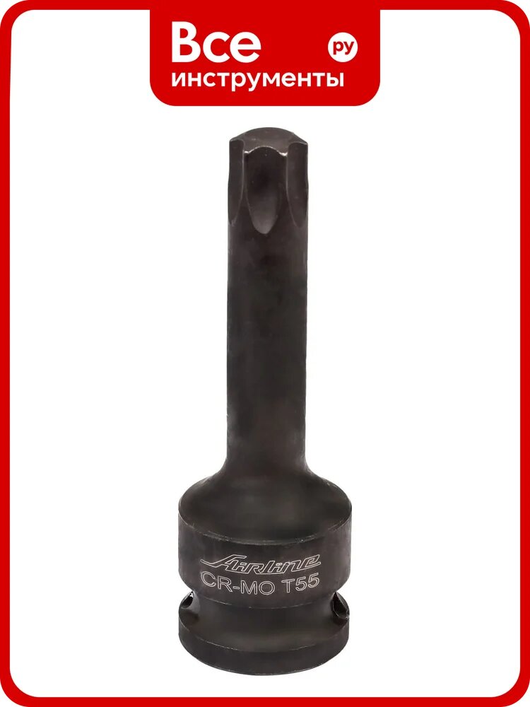 Головка ударная торцевая 1/2"DR, внешний TORX, T55 AIRLINE ATAS028