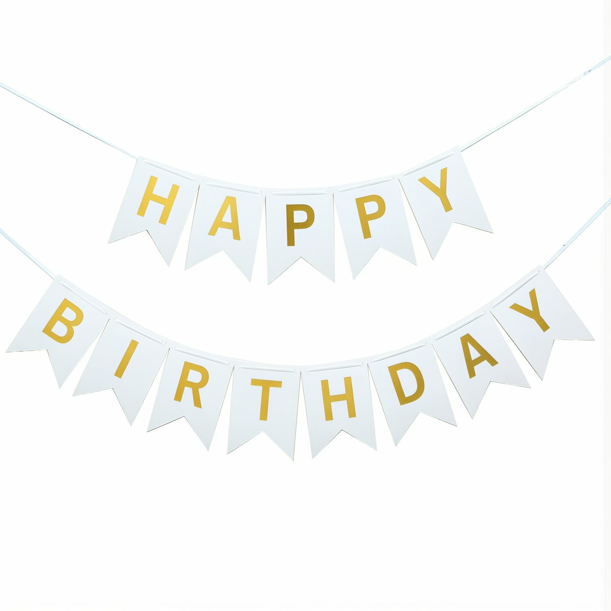 Декоративная подвеска для именинного пространства гирлянда HAPPY BIRTHDAY чёрный фон золотые буквы подходит для праздника любого возраста