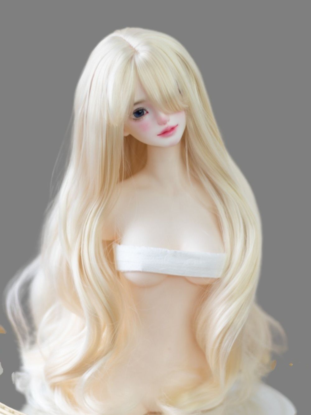 Длинные волосы для кукол BJD Yutotue 1/3 1/4 1/6, аксессуар, цвет 1/4 золотой