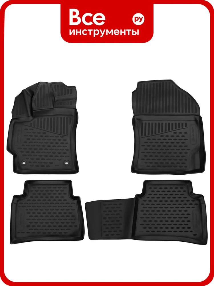 Коврики в салон Element Toyota Corolla, 2019-, 3D, 4 шт. ЕLEMENT3D02188210k