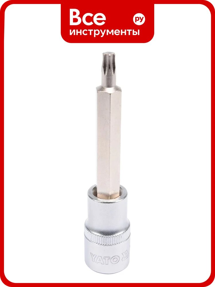 Головка торцевая с вставкой TORX (Т30; 100 мм; 1/2") YATO YT-04323