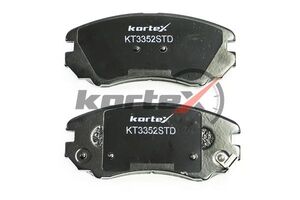 Колодки Торм. Hyundai Sonata (Тагаз)/Tucson 04-/Kia Sportage 04-/Soul Перед. к-Т (KORTEX KT3352STD)