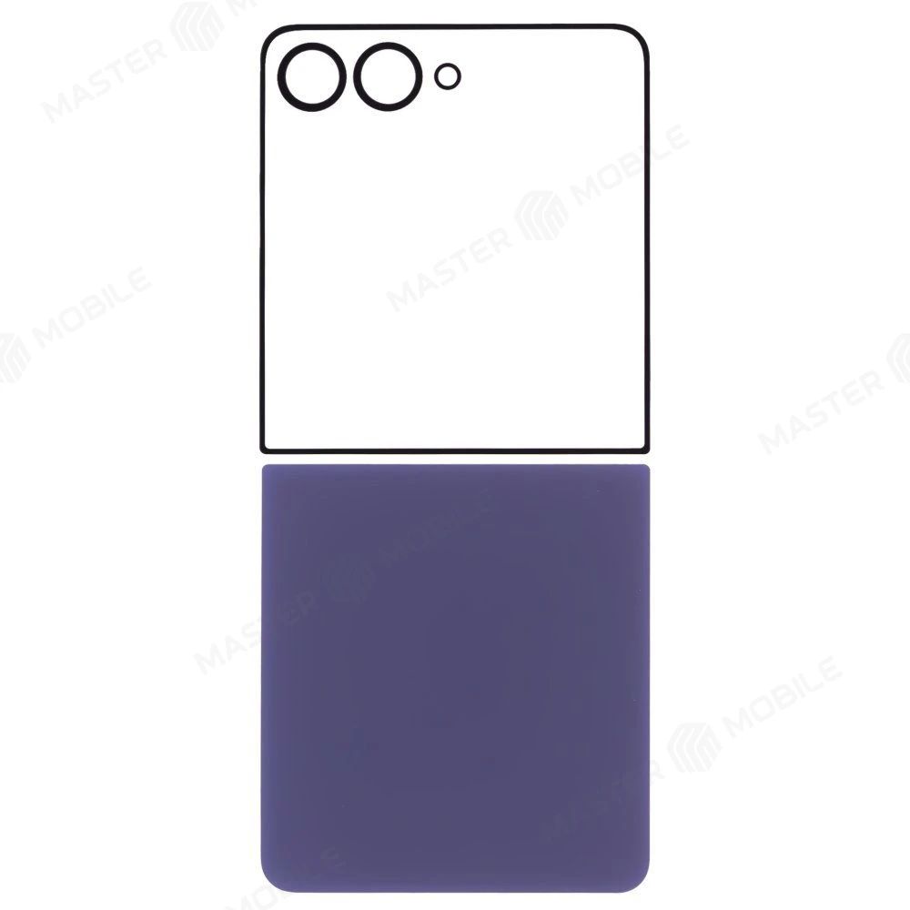 Задняя крышка для Samsung F766 Galaxy Z Flip 7 (синий) (комплект)