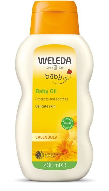 Weleda Масло с календулой для младенцев с нежным ароматом, 200 мл