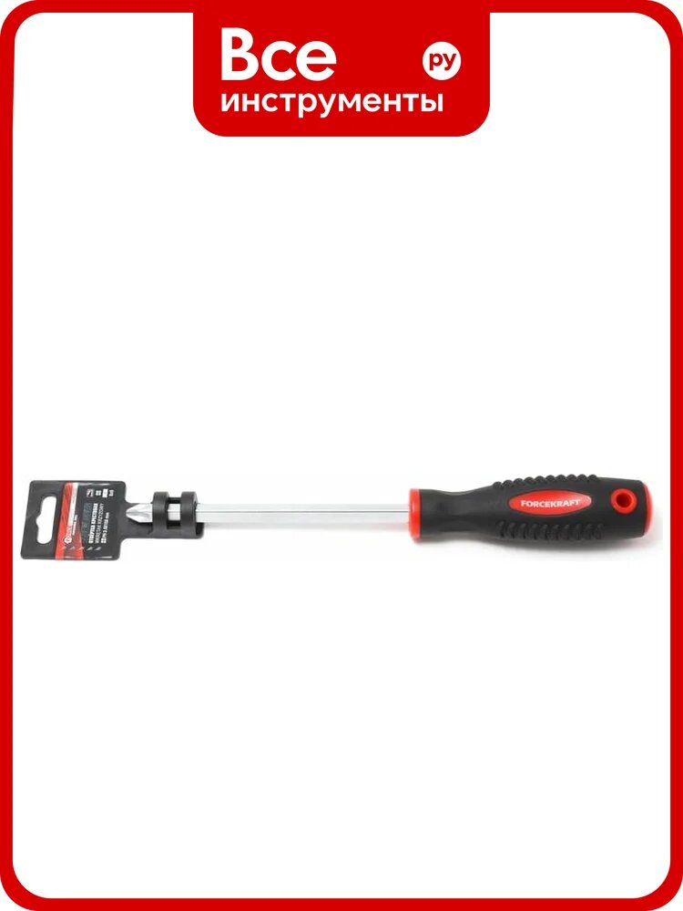 Отвертка крестовая магнитная Forcekraft "Profi" S2 PH2.0х125 мм FK-70120125(27151)