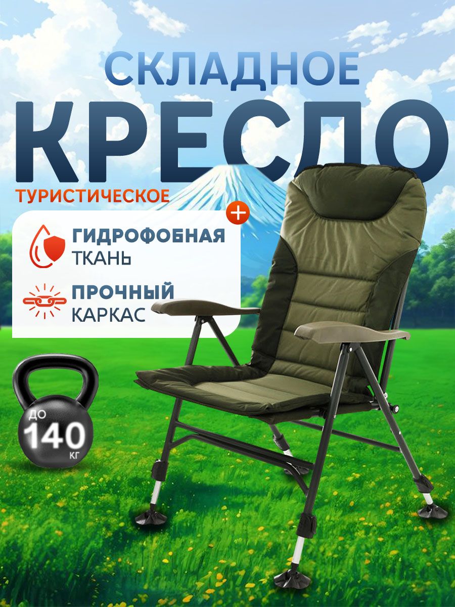Кресло складное туристическое рыболовное 2 положения