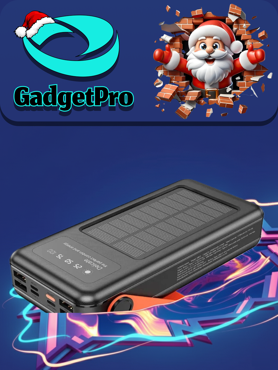 Портативный аккумулятор Hoco DB33 Plus 30000mAh: надежный внешний аккумулятор для телефона и гаджетов.