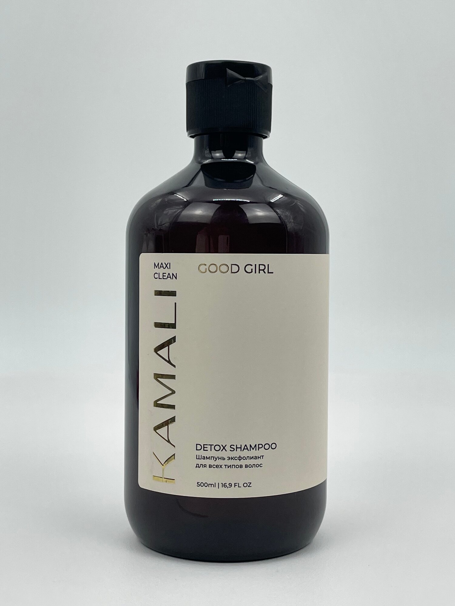 Kamali Detox Shampoo Maxi Clean Good Girl Exfoliant для всех типов волос с эффектом глубокого очищения, 500 мл
