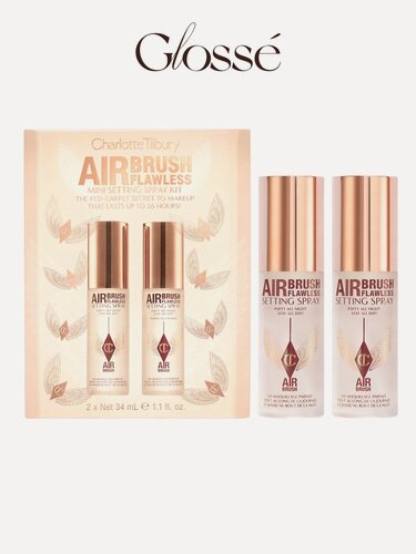 Изображение товара Charlotte Tilbury Набор из двух мини-версий фиксирующего спрея Mini Airbrush Flawless Setting Spray Duo, 2х34 мл.