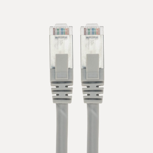 Изображение товара Патч-корд S/FTP, CAT 6A (10G), RJ45-RJ45, 28AWG, LSZH, серый, 7м REXANT