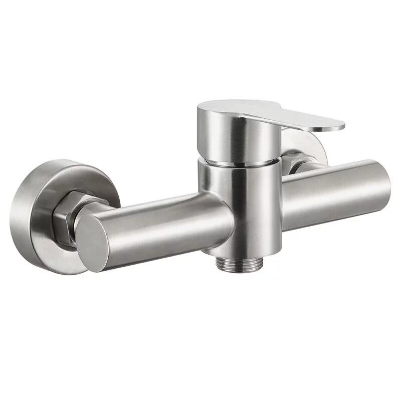 Смеситель для душа Fashun цвет сатин, матовое покрытие, настенный монтаж A52001