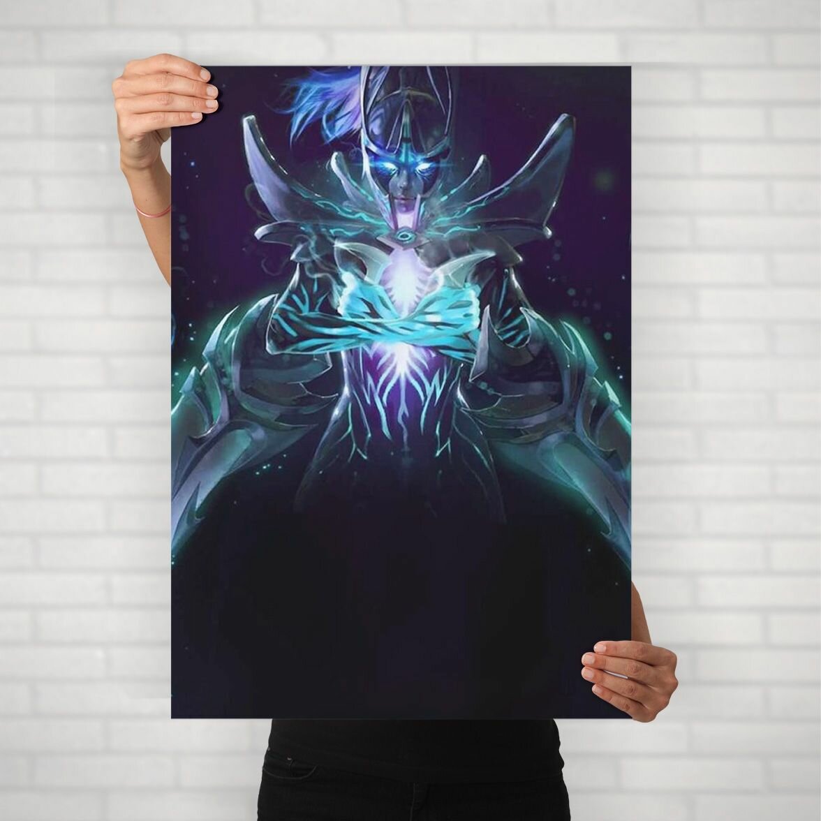 Плакат на стену для интерьера Dota 2 (Phantom Assasin 4) - Постер по игре формата A2 (42х60 см)