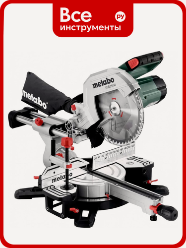 Изображение товара Торцовочная пила Metabo KGS 254 M 1800 Вт + пильный диск 613254000