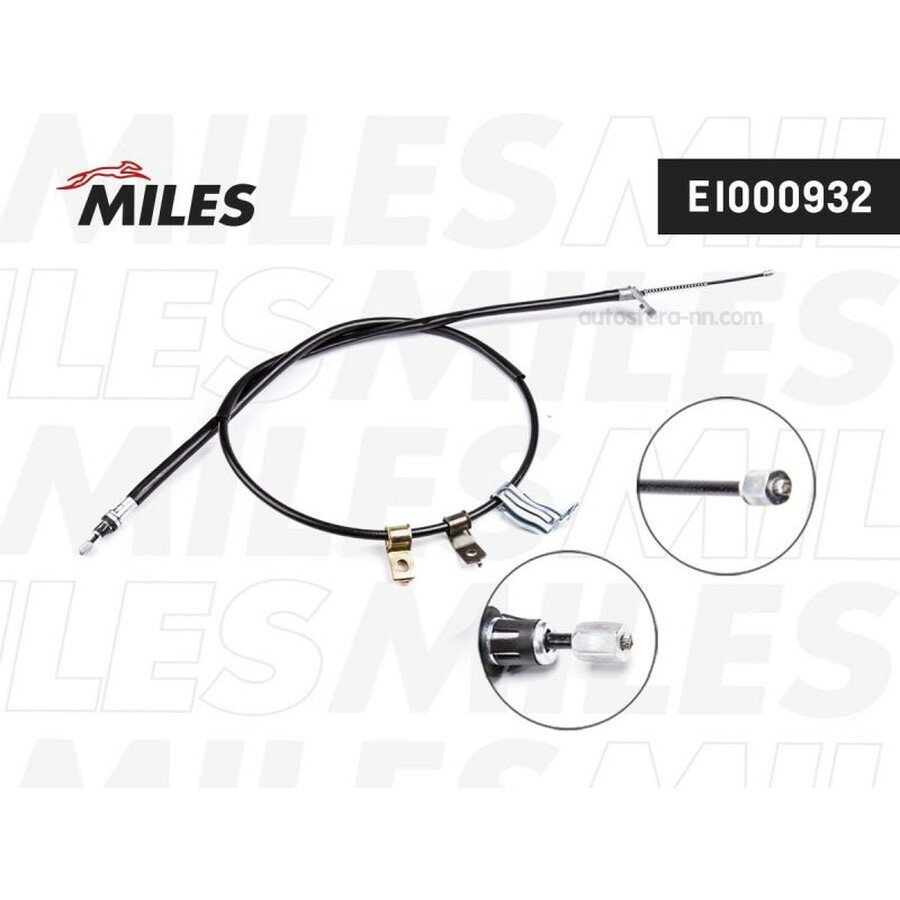 MILES EI000932 Трос стояночного тормоза X-TRAIL (T31) левый