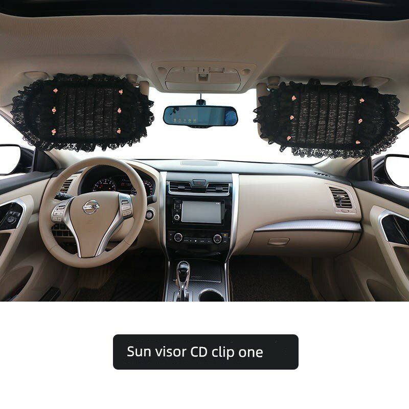 Однотонный держатель CD для солнцезащитного козырька автомобиля для хранения в салоне
