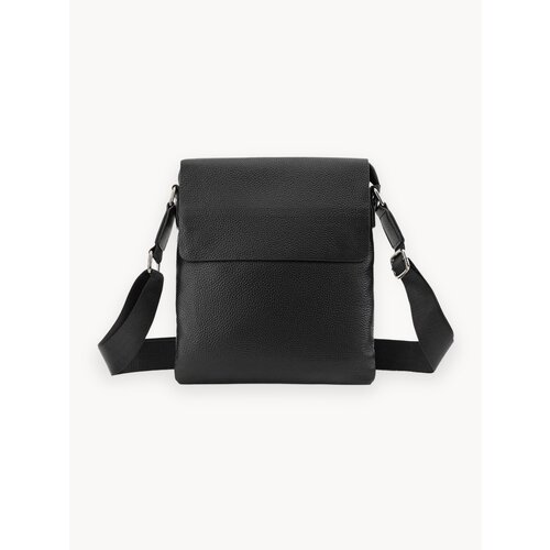 Сумка кросс-боди Urban Select, фактура гладкая, черный зернистый