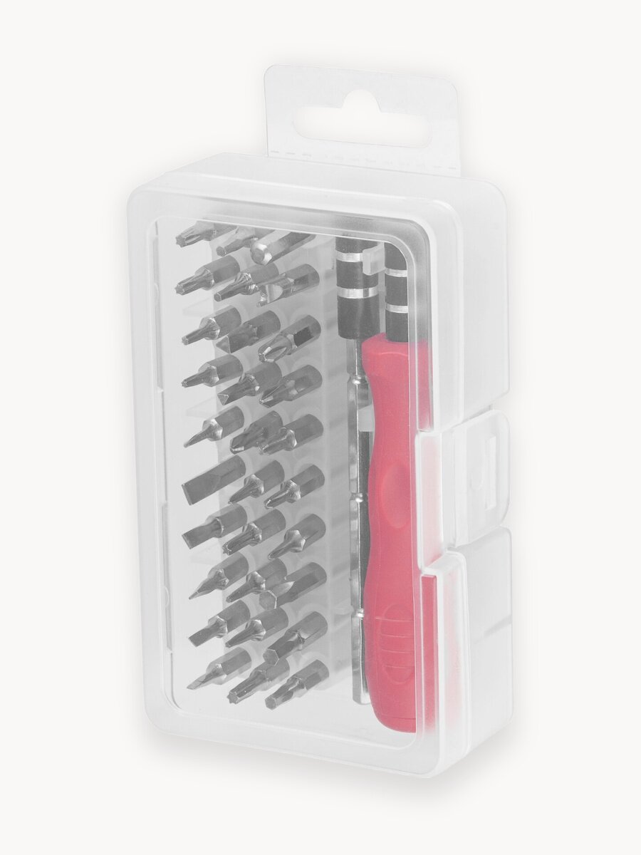 Отвертка-держатель с набором бит и удлинителем WORTEX BS 32 (1323450)