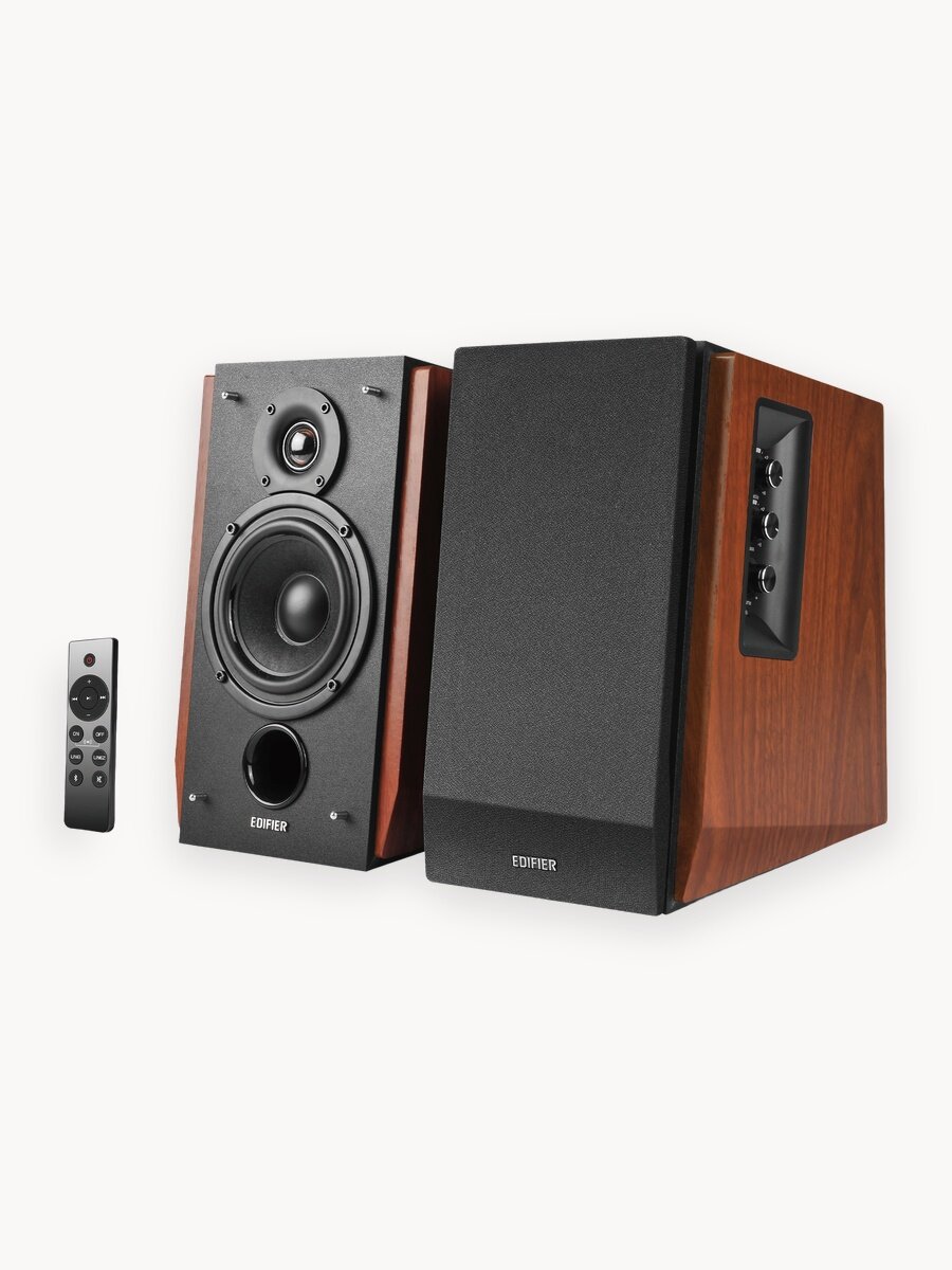 Акустическая система 2.0 EDIFIER R1700BTs, беспроводная, 2 полосы, 66 Вт, коричневая