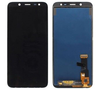 Дисплей для Samsung J600F (J6 2018) в сборе Черный - (In-Cell) + набор инструментов и клей
