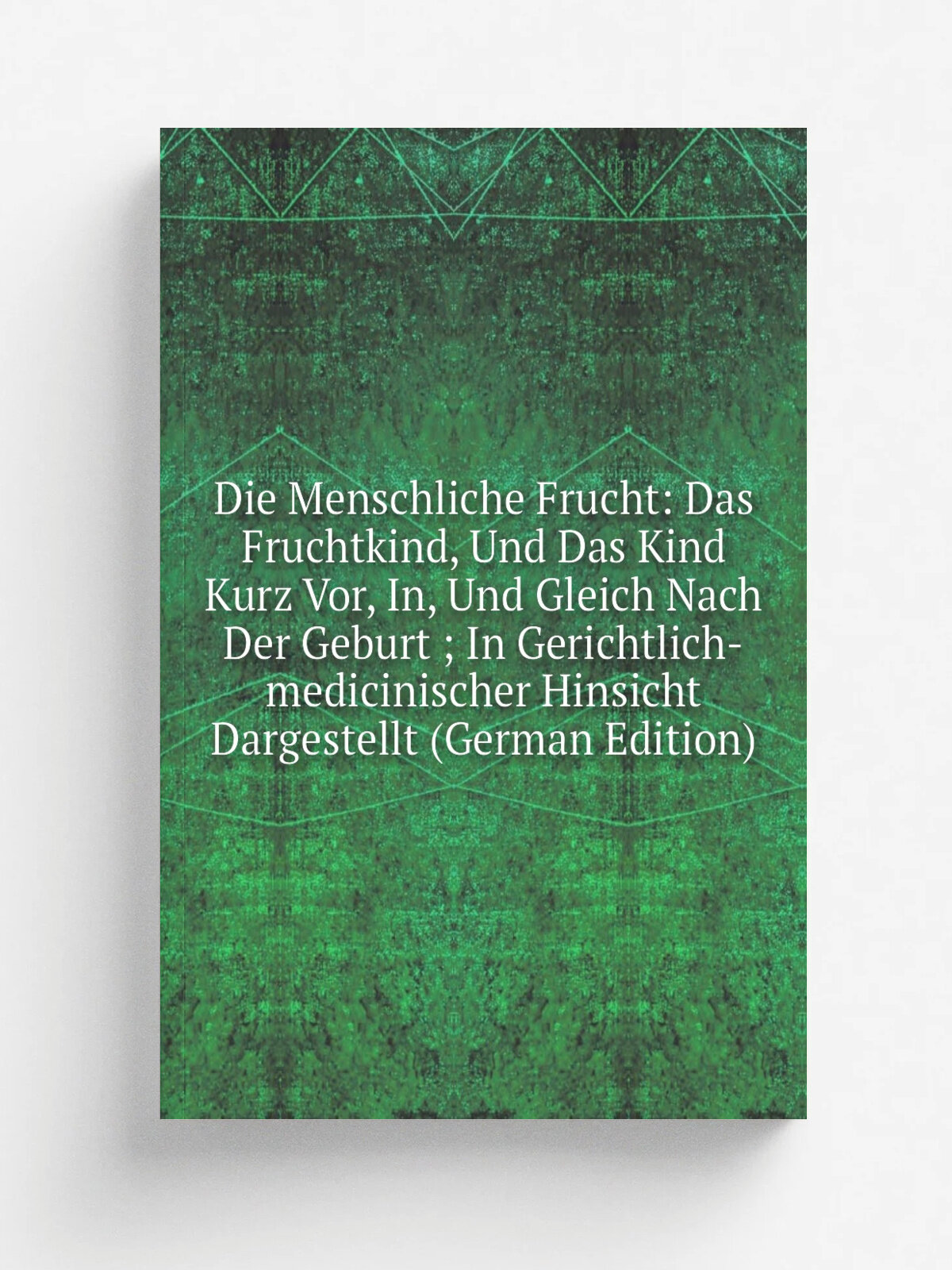 Die Menschliche Frucht: Das Fruchtkind, Und Das Kind Kurz Vor, In, Und Gleich Nach Der Geburt ; In Gerichtlich-medicinischer Hinsicht Dargestellt (Ge…