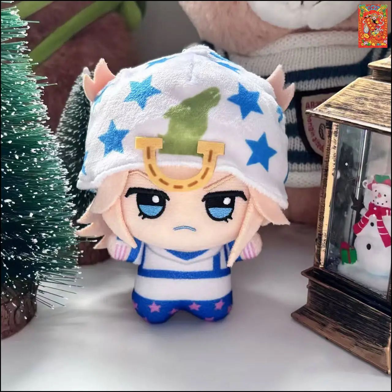 Плюшевые игрушки Невероятное приключение ДжоДжо Джонатан Джостар ; JoJo no Kimyou na Bouken (TV) Jonathan Joestar плюшевая игрушка 10CM