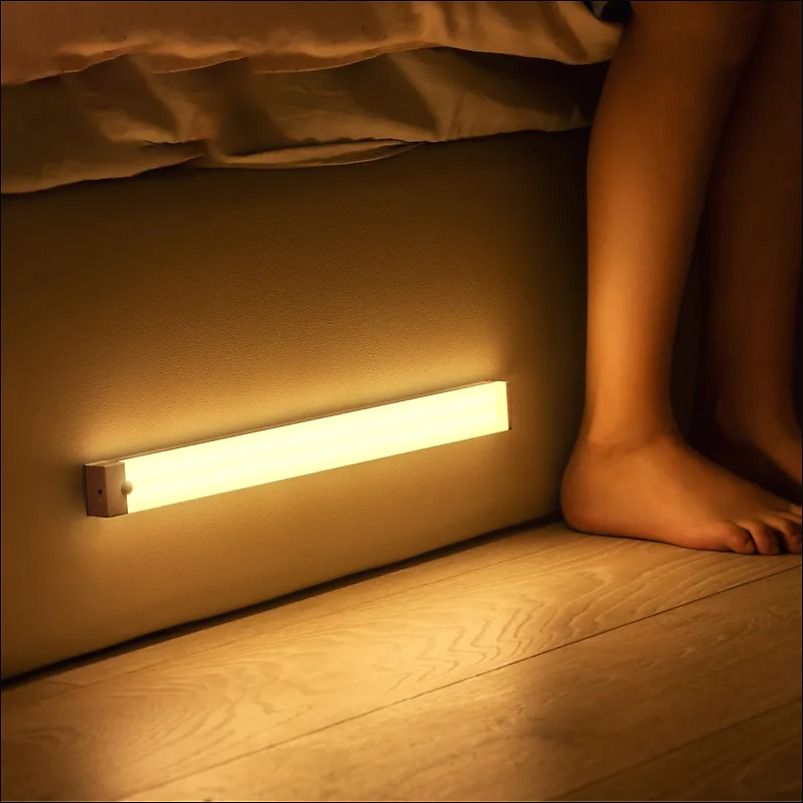 Теплый Светильник Ночной светильник Rechargeable Sensor Night light, Белый,30cm