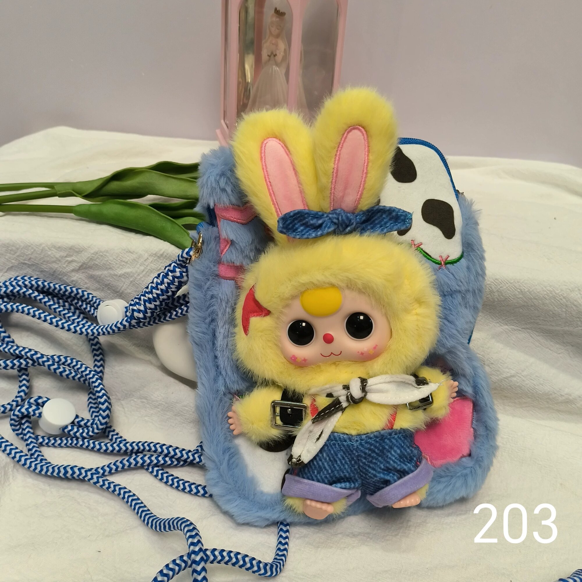 Baby Three Плюшевый Сюрприз-Бокс 203 Дисней Джинс 360-Градусные Двигающиеся Глаза