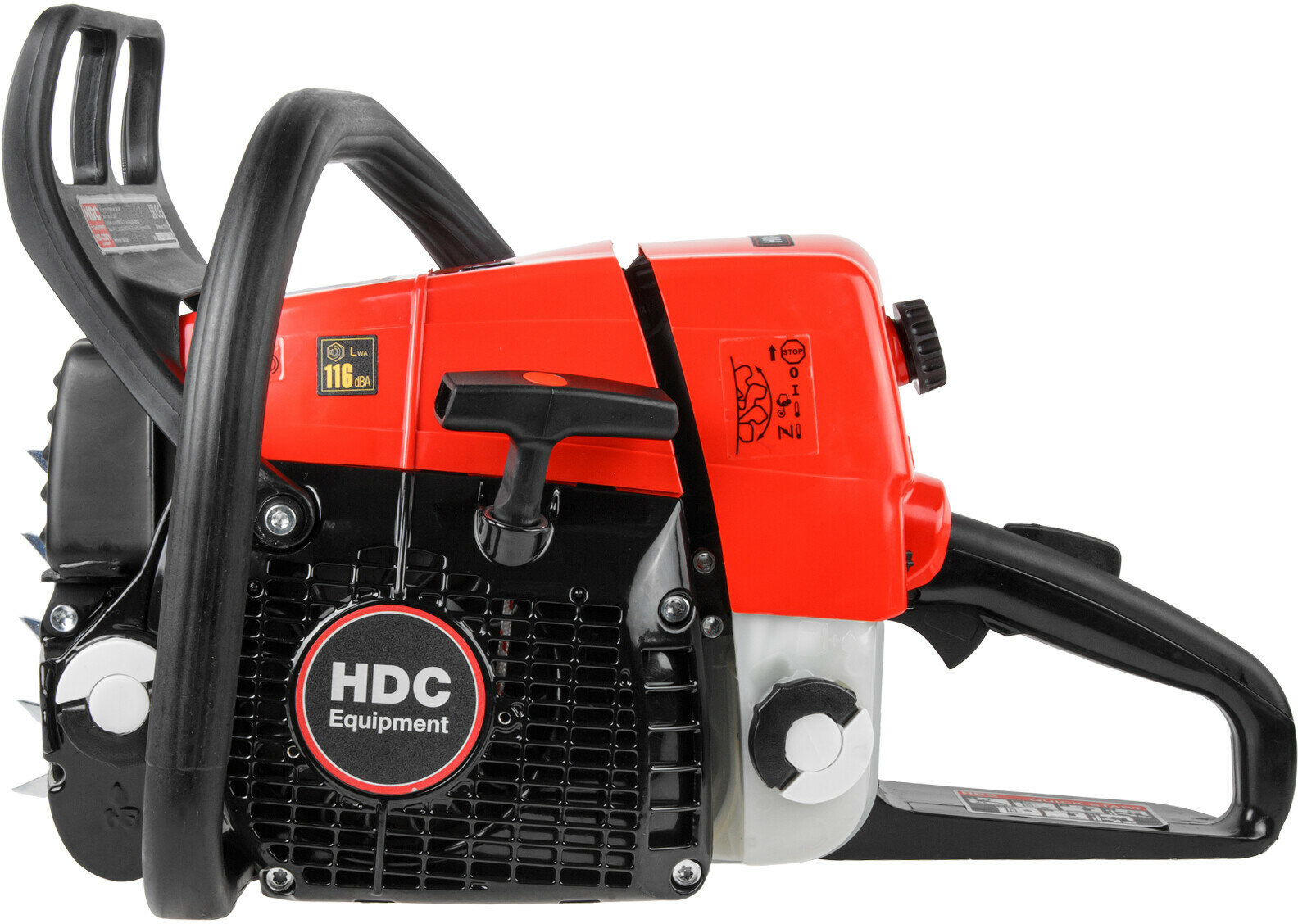 Бензопила цепная бензиновая 3400 Вт 59 см³ без шины и цепи HDC HD-C361 (HD6210-4)