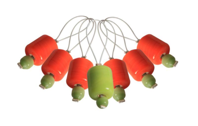 Маркеры петель (7 шт) 10931 ZOONI Orange Lily KnitPro