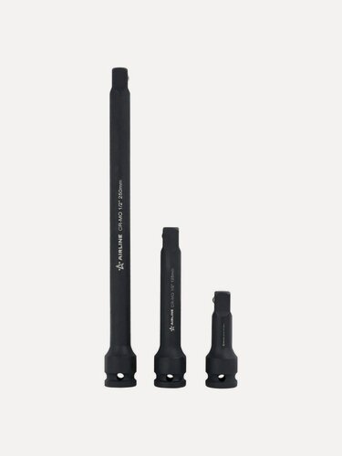 Изображение товара Набор удлинителей 1/2"DR (3 предмета) "AIRLINE" (ударные, 75, 125, 250 мм)