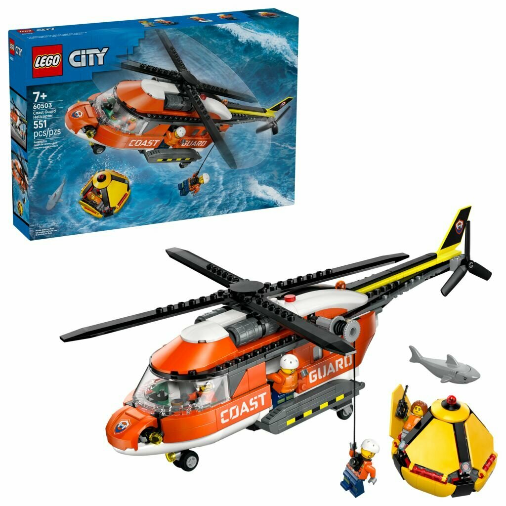 Конструктор LEGO City 60503 Вертолёт береговой охраны