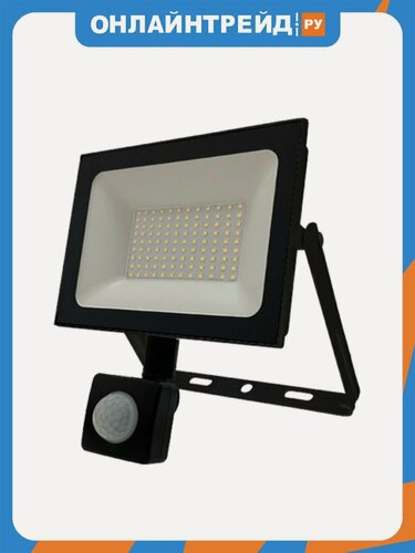 Изображение товара Светодиодный с датчиком движения и освещённости Foton Lighting FL-LED Light-PAD SENSOR 50W/4200К Black