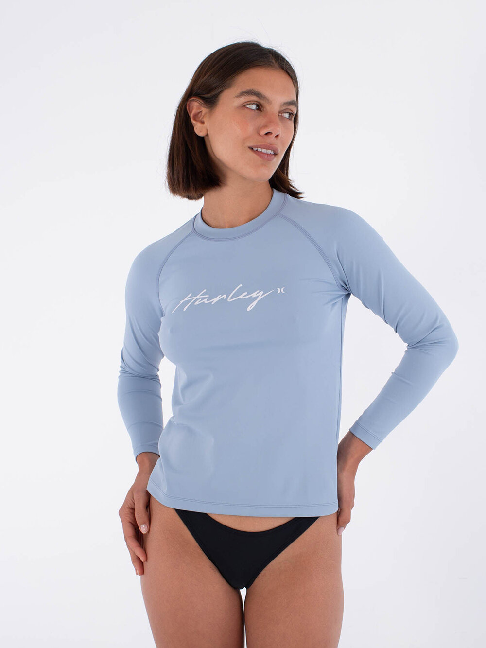 Гидромайка женская для водных видов спорта Hurley rash ls blue, размер M