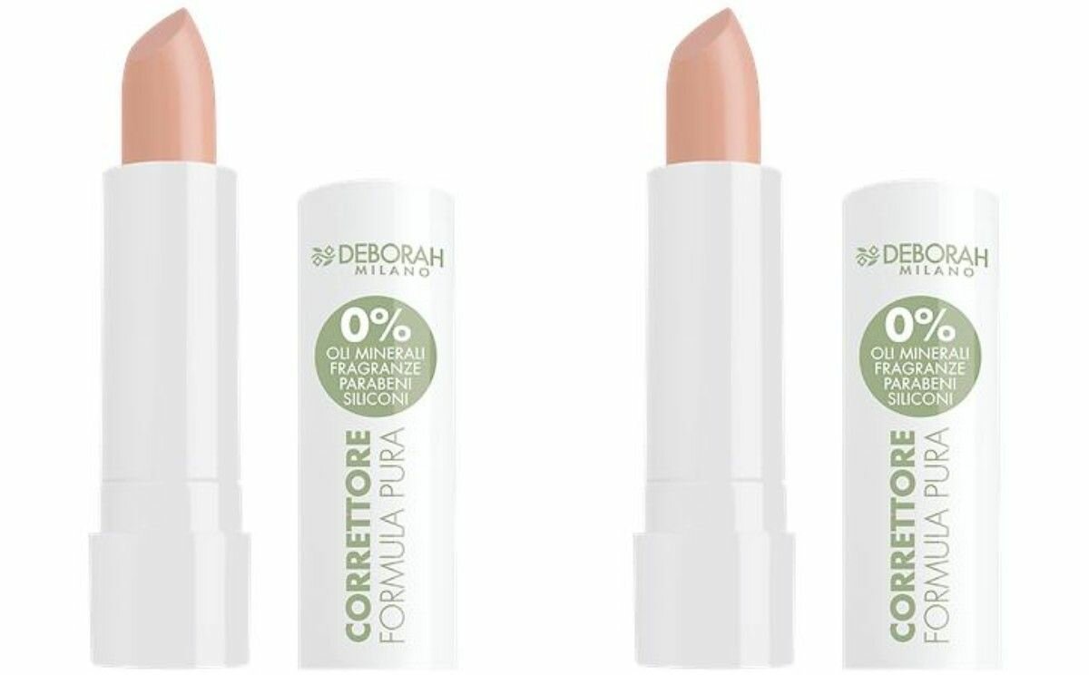 Deborah Milano Консилер стик Formula Pura Correttore Bio, тон 03, 4,95гр, 2 шт