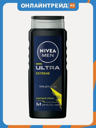Изображение товара Гель для душа Nivea MEN Ultra Extreme, 500 мл