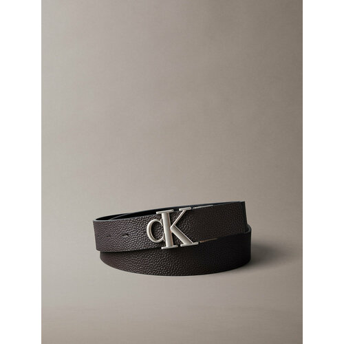 фото Ремень calvin klein для мужчин, размер 110, коричневый, черный