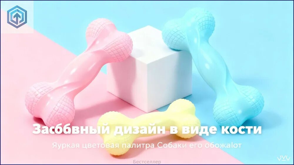 Прочная резиновая игрушка для жевания собак и кошек Безопасный материал Антиразрушительная, очищает зубы, удовлетворяет инстинкт грызения, стимулирует умственную деятельность Для всех пород_Micrococoa
