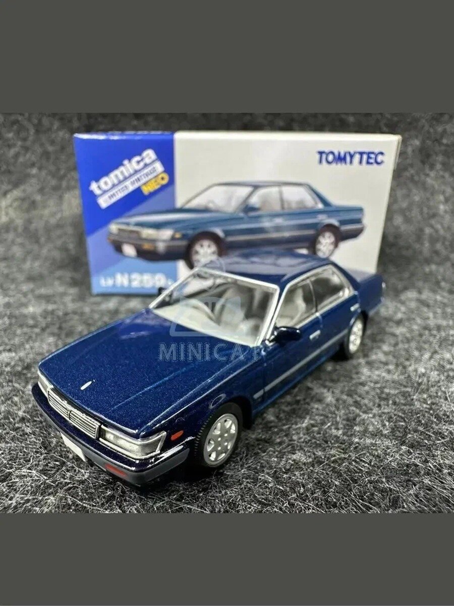Машинка Tomytec Tomica TLV 1/64 N259b NISSAN LAUREL MEDALIST Blue Die-cast Alloy Car Model Collection Toy Gift