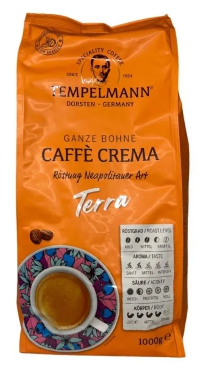 Tempelmann Кофе в зернах Terra Caffe Crema, 1000 г