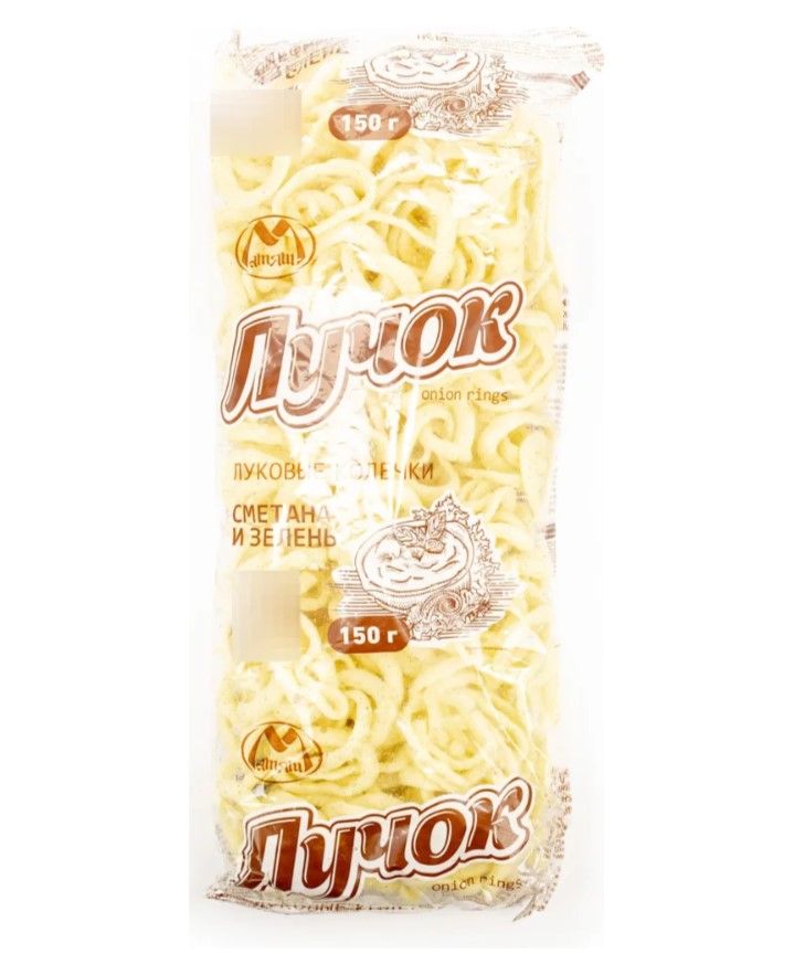 Матяш Луковые кольца Лучок, Сметана и Зелень, 150г