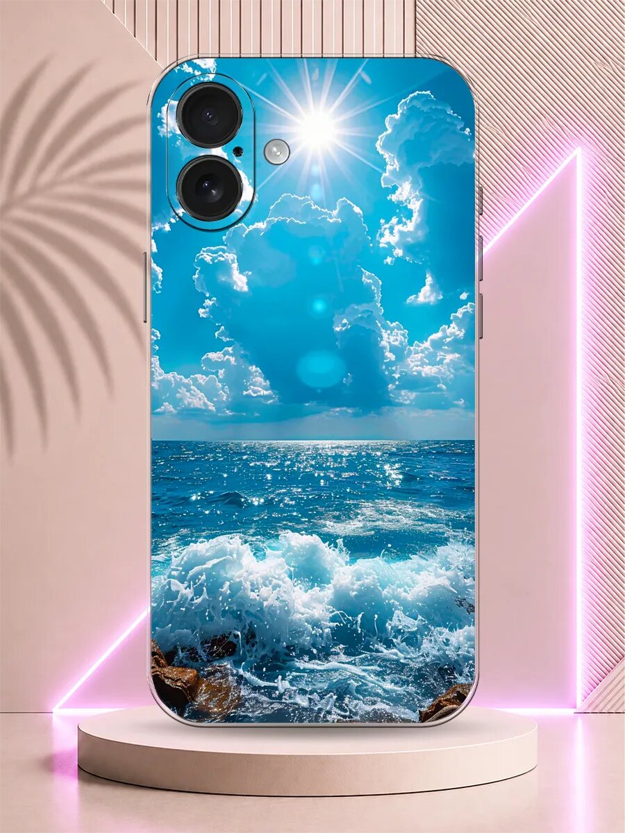 Чехол на iPhone 16 Plus Океан