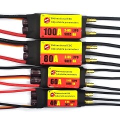 Регулятор оборотов ZMR Bidirectional 80A 2-6s UBEC 6A водяное охлаждение