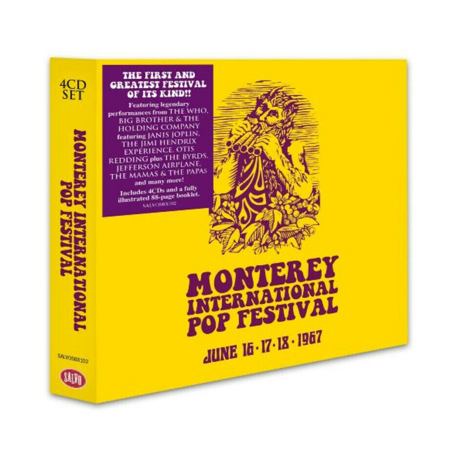 Компакт-диск Сборник — Monterey International Pop Festival (June 16·17·18·1967)(4CD)