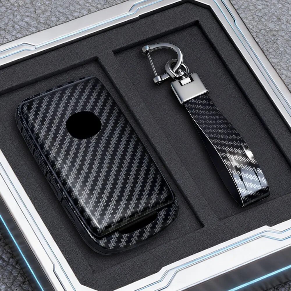 Чехол для ключа Mazda Carbon set 4-кноп.