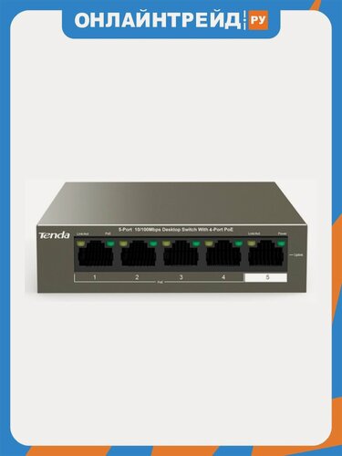 Изображение товара Коммутатор Tenda TEF1105P-4-63W